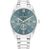 Tommy Hilfiger Orologio Analogico Multifunzione al Quarzo da Donna con Cinturino in Acciaio Inossidabile