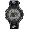 Timex Orologio da uomo Ironman Training da 42 mm, cinturino Fastwrap in tessuto elastico nero, quadrante digitale, cassa nera TW5M64100