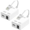 Yurhuit BT Plug To ADSL RJ11 Broadband Internet Microfilter Splitter 2 Pacchetto, BT a BT e RJ11 Femmina per Modem di Rete Fissa