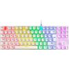 GielleService TASTIERA GAMING MECCANICA MARS MK80 MK80WBRIT TKL Compatta Illuminazione RGB Tasti Undelete Switch Antipolvere