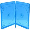 MediaRange Custodia BD Blu Ray 14 mm TRIPLA per 3 dischi BLU - BOX38-3-30