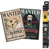 ABYSTYLE One Piece Set 2 Poster Ricercati "Wanted Brook & Chopper" Chibi 52 x 35 cm Gadge