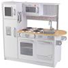 KidKraft Cucina Giocattolo in Legno Uptown Bianco per Bambini con Telefono Giocattolo, Giochi per Bambini 3+ anni, 53364
