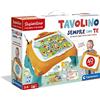 Clementoni Sapientino - Tavolino Sempre con Te, Banchetto Educativo per Bambini 3-6 Anni, Attività Didattiche per Imparare a Scrivere, Leggere e Disegnare, Made in Italy, Lingua Italiana, 13346