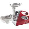 DCG FWP2696 Tritacarne e Passapomodoro Elettrico Multifunzione 1200W Trita Macina Carne, 1200 W, Acciaio, Rosso