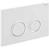 Geberit 115778KJ1- Scheda di controllo del lavaggio Sigma 20 in due parti, bianca e argento