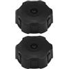 VGOL 2 tappi per serbatoio del carburante per moto, diametro interno 40 mm, in plastica nera, compatibili con 50 cc, 70 cc, 90 cc, 110 cc, 125 cc, ATV, quad a 4 ruote