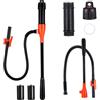 Faankiton Pompa di Trasferimento Carburante Portatile, Pompa a Sifone Alimentata a Batteria, Pompa del Carburante Portatile della Batteria, for Carburante, Benzina, Olio, Acqua 2.4 Galloni al Minuto