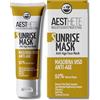 Aesthete Maschera Viso Antirughe 250ml Uomo Donna con Retinolo-Like, Vitamina C e Argilla Oro - Illuminante, Purificante, Pulizia Profonda - Pelle Grassa, Mista, Secca - Made in Italy - AESTHETE