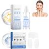 Bploar Patch Di Collagene Idrolizzato, Maschera in Film Di Collagene Solubile, Maschera Di Collagene Solubile per Il Viso Con Spray Idratante Al Collagene, Rassodare La Pelle E Prevenire Le Rughe Sottili