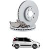 Generico KIT FRENI ANTERIORI (PASTIGLIE E DISCHI) per FIAT Panda 1.0 Mild Hybrid 51 kw anno 2020-2023