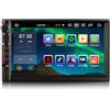 Erisin 8-Core 4GB RAM+64GB ROM Android 12 2 Din Autoradio Bluetooth Schermo Tattile 7 pollici Doppio DIN Autoradio per Nissan Supporto Navigatore GPS Wireless CarPlay Android Auto DAB+ WiFi Radio