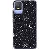 ms móvil shop Movilshop Custodia per [TCL 403] Disegno Tendenze [Sfondo stellato con pianeti] in silicone flessibile trasparente Custodia Case Cover Gel per smartphone.
