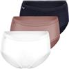 sloggi Donna Basic+ Midi C3P, Multiple Colours 16, 52