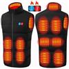 Y.A. LOTUS Gilet riscaldato, ricaricabile tramite USB, perfetto per uomini e donne, giacca ideale per il corpo - (escluso alimentatore), nero, XL