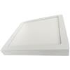 VIVALAMP PLAFONIERA LED QUADRATA 24W DA SOFFITTO, PARETE CON RIFINITURA BIANCA 30X30CM 4200K