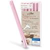 gravurART - ceralacca (flessibile) per pistola, 6 stecche madreperla rosa.