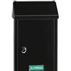 Domus Cassetta Postale Acciaio Smart Nero