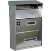 Domus Cassetta Lettere Inox con Tetto Color Argento
