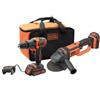 Black & Decker Trapano Avvitatore a Perc 18v e Smerigliatrice Angolare 18v