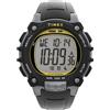 Timex Orologio da uomo Ironman Essential da 44 mm, cinturino in poliuretano nero, quadrante digitale, cassa grigia TW5M64600