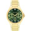 Calvin Klein Orologio Analogico Multifunzione al Quarzo da Donna Collezione VIBRANCY con Cinturino in Acciaio Inossidabile di Colore Dorato - 25100053