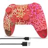 DYONDER Switch Controller, Wireless Switch Pro Controller for Switch/Switch Lite/Switch OLED, Wireless Gamepad for PC/iOS/Android with RGB/Programmable/Motion Control/Vibration/Turbo/Wakeup(Red)