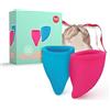 FUN FACTORY FUN CUP SIZE A - Due coppette mestruali in silicone con sacchetto