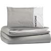 osama home PANTONE™ - Set Copripiumino Matrimoniale Cotone per Piumone Letto Composto da Sacco Copri Piumino 255x200 Patella 40cm + Federe Cuscino Letto 50x80, Parure Copripiumino per Completo Letto Matrimoniale
