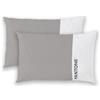 osama home PANTONE - Federe Cuscino Letto 50x80 Cotone 100% Certificato OekoTex, Copricuscino Letto, 2 Pezzi, Fresco Traspirante - Federa Cuscino con Patella di 20cm, Biancheria da Letto Morbida e Lavabile 40°C