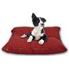Cieffepi Home Collections FIDO - Cuscino sfoderabile per cani, gatti e animali domestici in vari colori e misure (80 x 80 x 21 cm, Rosso)