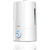 MPM PM Company MPM MNP-03 Umidificatore Ultrasonico Silenzioso, Oli Essenziali, 300 ml/h, Grande, 5 Litri, Filtro in Ceramica, 30 m², 50 Ore, Elettrico, Bianco