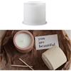 HNLMZ Portacandele Stampo in Silicone,1 Pezzi Stampi in Silicone per Resina,Stampo in Resina da Colata DIY per i Lavori di Bricolage