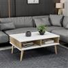 Hanah Home Lore-White, melammina, Rovere Bianco Zaffiro, Taglia Unica