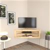 Hanah Home Supporto per TV, melammina, Quercia, Taglia Unica