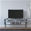 Hanah Home Supporto per TV, melammina, Antracite Bianco, Taglia Unica