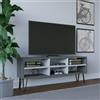 Hanah Home Supporto per TV, melammina, Antracite Bianco, Taglia Unica