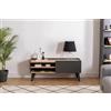 Hanah Home Supporto per TV, melammina, Zaffiro Antracite, Taglia Unica