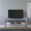 Hanah Home Supporto per TV, melammina, Bianco Antracite, Taglia Unica