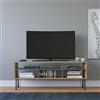 Hanah Home Supporto per TV, melammina, Quercia Antracite, Taglia Unica