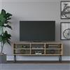 Hanah Home Supporto per TV, melammina, Quercia, Taglia Unica