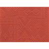 BIANCHERIAWEB Set Cuscini Coprisedia Imbottiti Sfoderabili Modello Mexico Made in Italy Aletta 6Pz Arancio