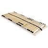 vidaXL Legno Faggio Rete a Doghe 7 Zone con 28 Doghe 70x200cm Telaio Giroletto