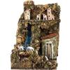 Holyart Cascata con recinti Pecore presepe Napoletano 35x25x30 cm Statue 8-10 cm