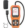 TopTes PT-830S Rilevatore di Gas Ricaricabile con Sonda da 36,8 cm, Gamma 0-10000 ppm, Schermo a Colori TFT con 3 Tipi di Allarme, Rilevatore Perdite di Gas per Propano, Metano, per casa o industriale