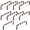 SOTECH 10 x SOTECH maniglie ad arco BG03e ACCIAIO INOX massiccio Ø 10 mm/BA 96 mm/maniglie per cassetti maniglie per cucina