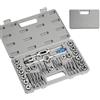 Sexyhot 40 pezzi Set Maschi E Filiere M3-M12 Utensili, Filiera per Filettatura per Filettatura Riparazione del filo, Fai da Te a Casa, Garage e Officina, Set di Rubinetti Chiavi