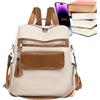 Fruusv Borsa da donna piccoli zaini per ragazze, robusti zaini da donna, zaino versatile da donna, eleganti borse a tracolla da donna 34 x 16 x 35 cm, borse antifurto per ragazze