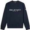Belstaff 1924 Sweatshirt Dark Ink Off White, blu, S