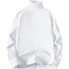 SAUTRV [Autunno Moda Uomo Manica Lunga Casual Maglione Giacca Mens Costo, bianco, 4XL